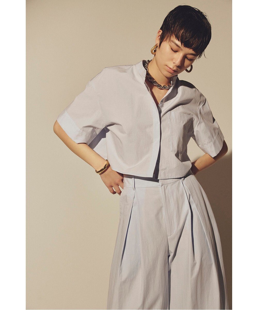 uncrave カラータイプライター ショートシャツ 