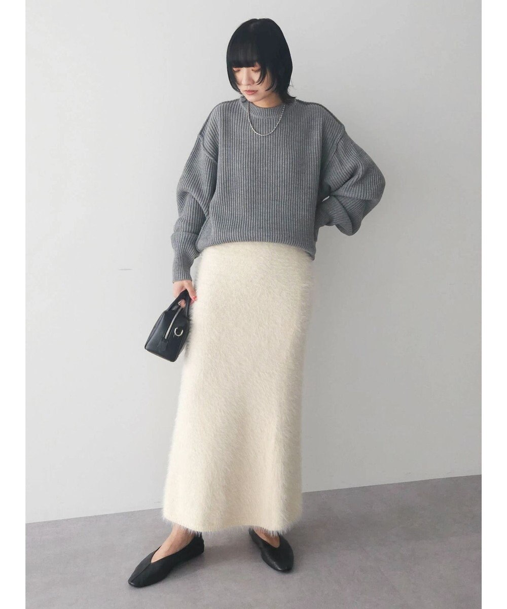 Green Parks 洗える　アゼ編みニットプルオーバー 