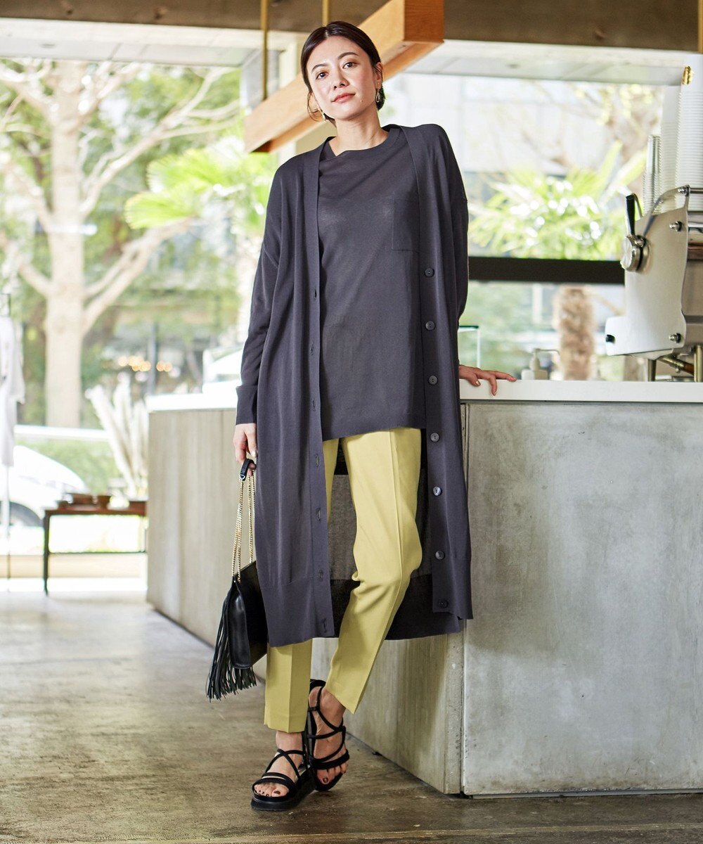 ICB L 【マガジン掲載】Stiffen ロング カーディガン（番号CH62） 