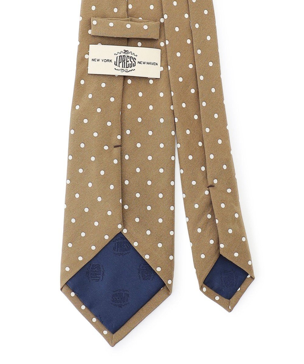 J.PRESS MEN ハンドプリントドット ネクタイ 