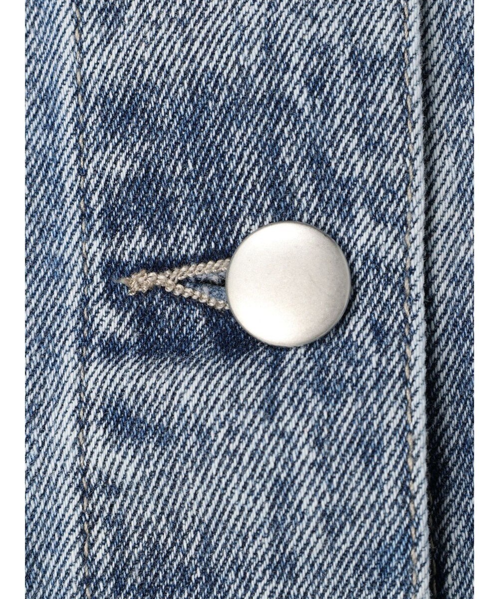 Green Parks ・ＥＬＥＮＣＡＲＥ　ＤＵＥ　ノーカラーデニムベスト 