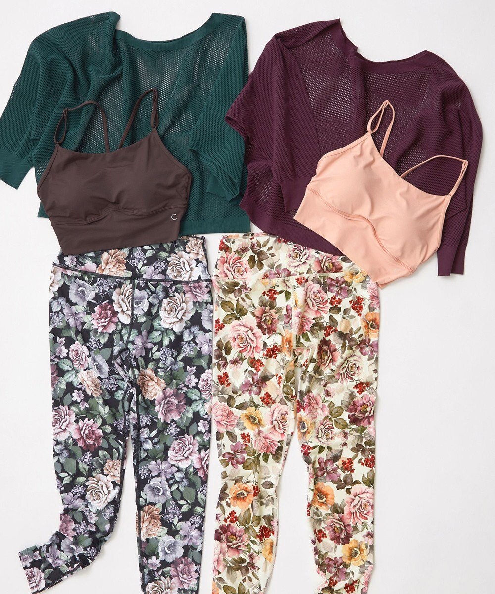 Chacott Chacott BALANCE【ノーソーイングニット】7分袖メッシュニットTシャツ 