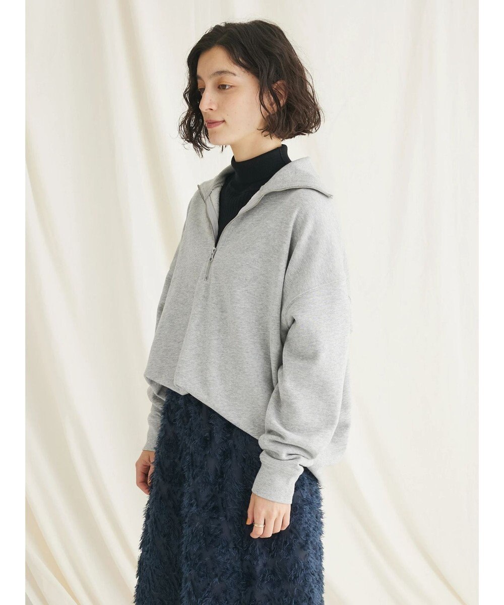 CRAFT STANDARD BOUTIQUE 　裏毛セーラーカラーＺＩＰプルオーバー 