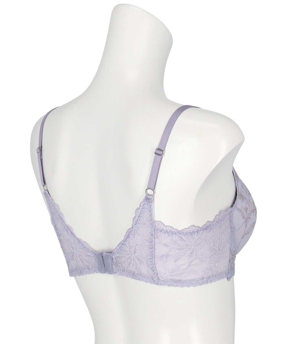 AMPHI ブラジャー ふっくらまる胸キープ 脇高設計 背中をスムージング Gカップまで対応 大きいサイズ 【Hold Day Bra ホールドデイブラ】 ブラ BYJ382 アンフィ／ワコール 