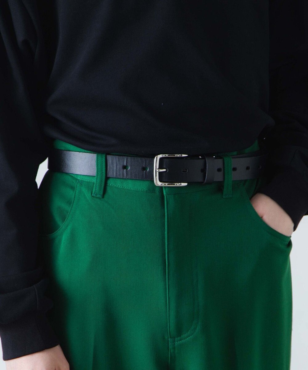 WEGO フェイクレザープレーンベルト 