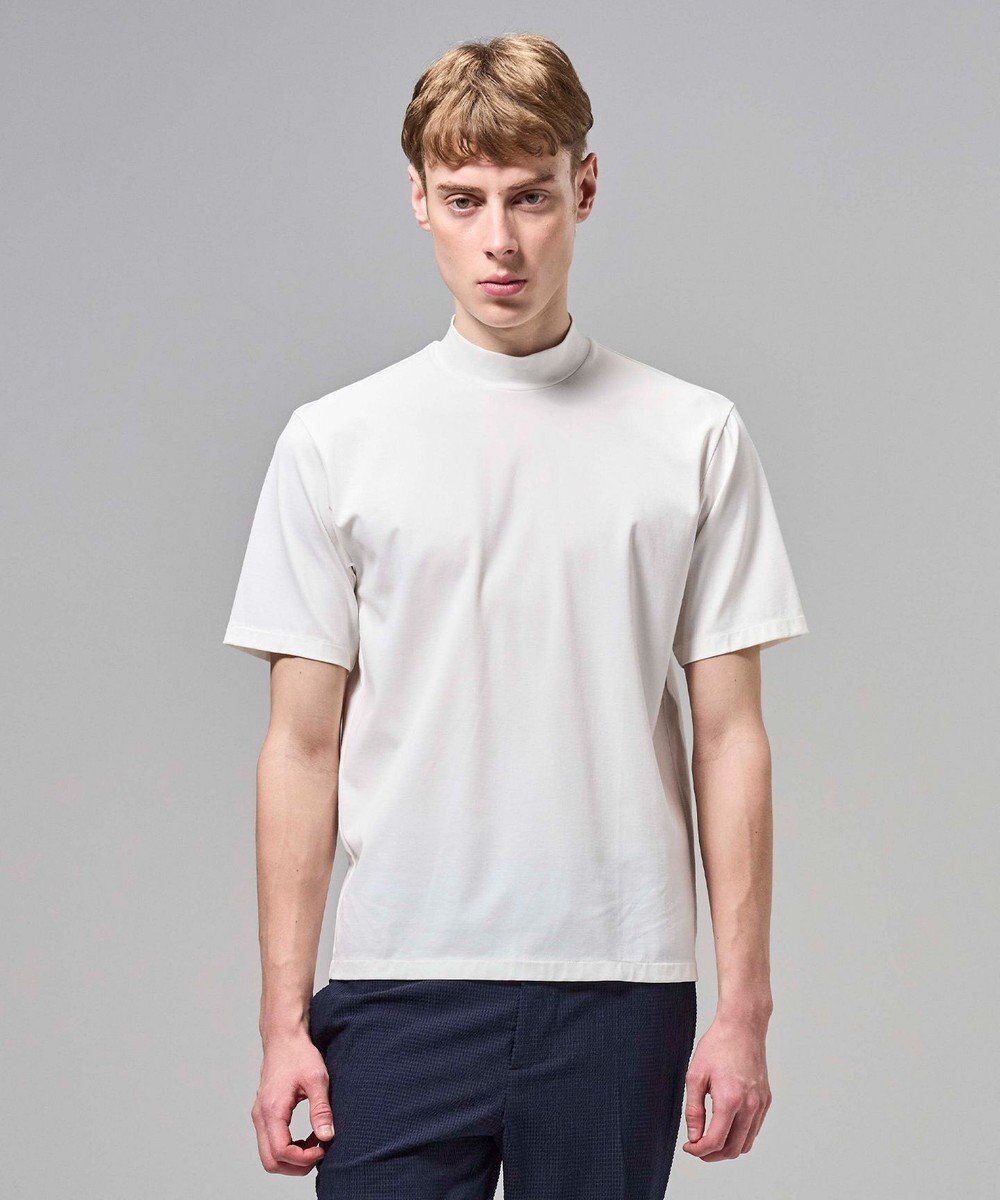JOSEPH HOMME 【新色追加】ハイゲージベアスムース　モックネックＴシャツ 