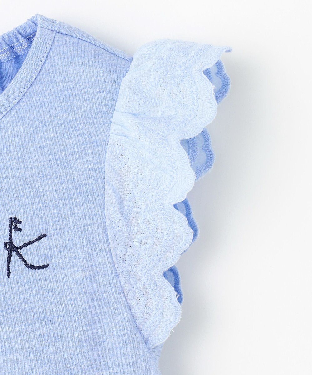 組曲 KIDS 【100㎝】フラワーエンブロイダリー チュニック 