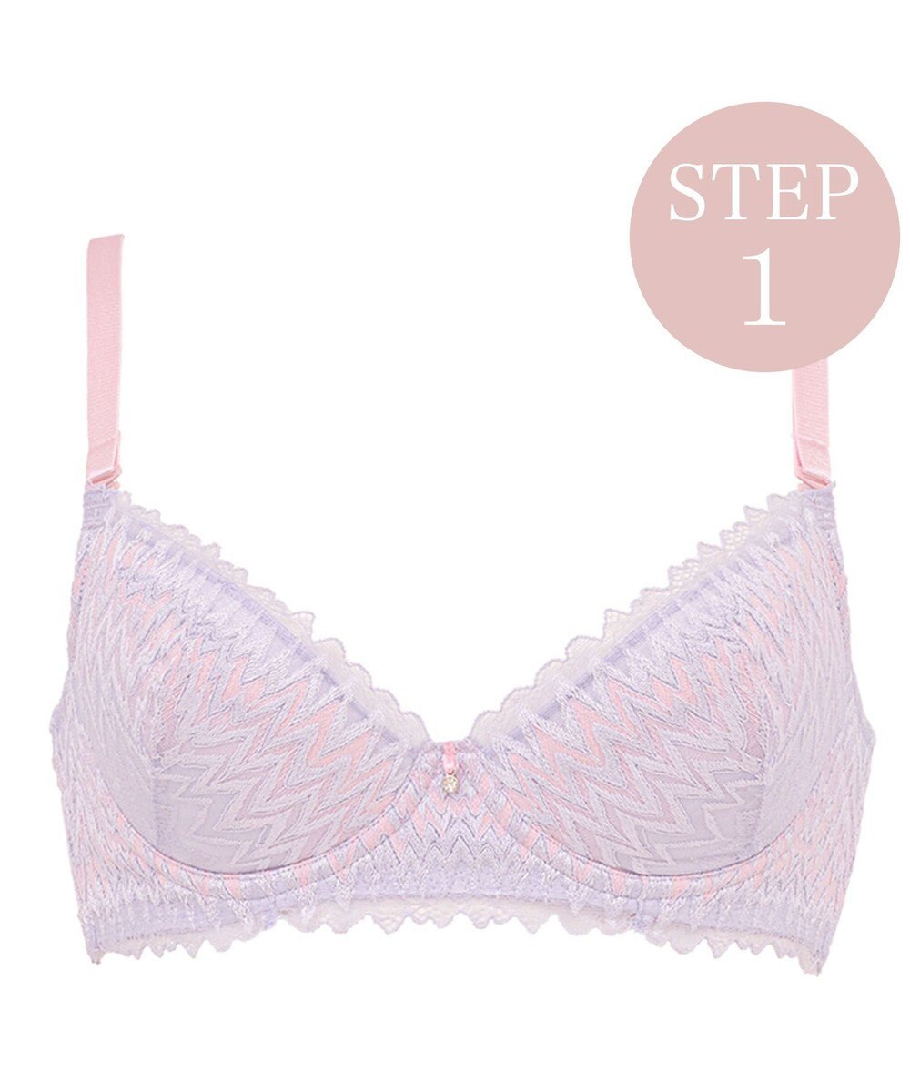 BRADELIS New York 【BRADELIS New York】ウェンディステップ１ブラ23S1 ふんわり包んで土台を作る育乳補整ブラ 補正下着 