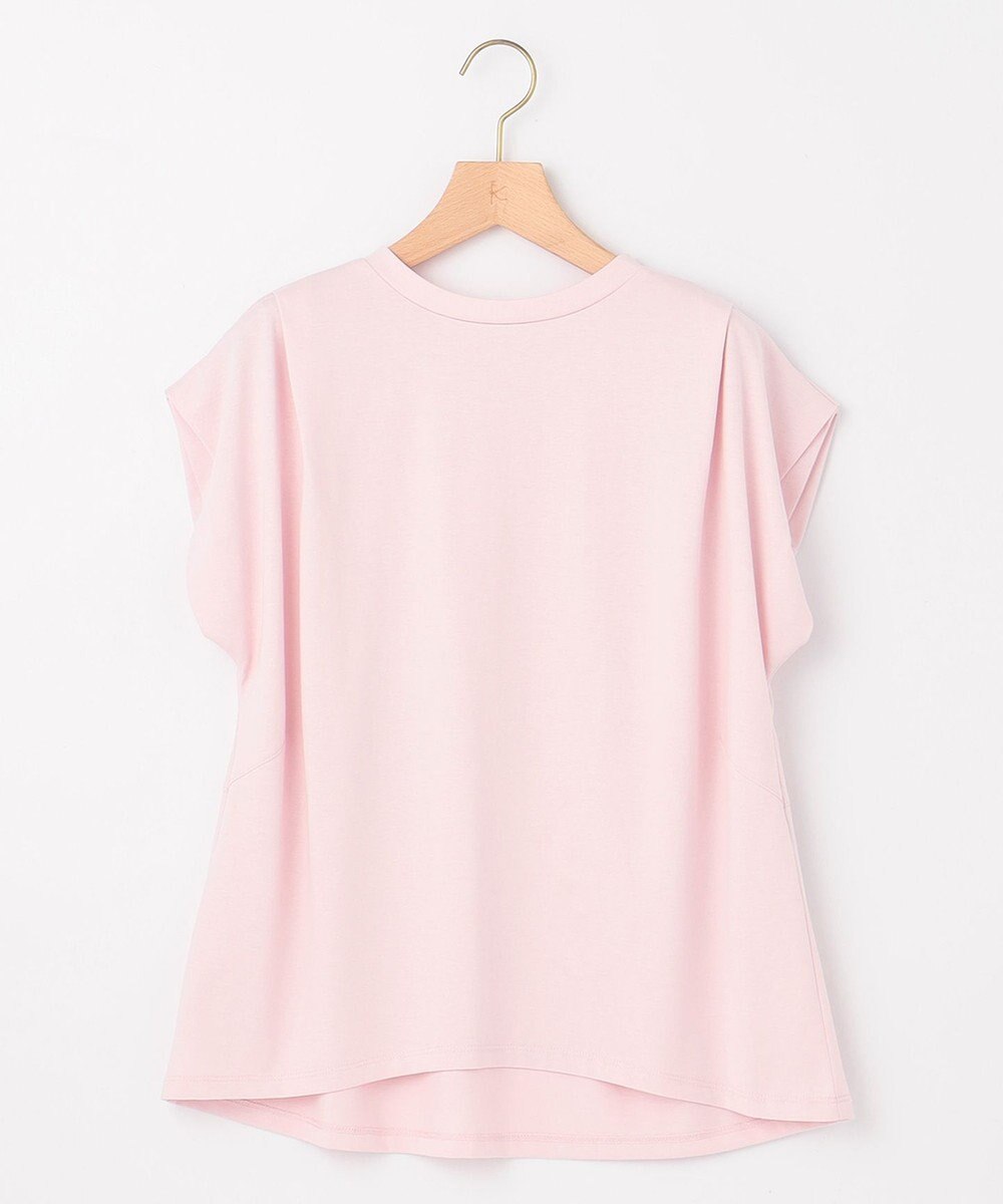 組曲 GIZAプレーティング天竺フレンチスリーブ Tシャツ 