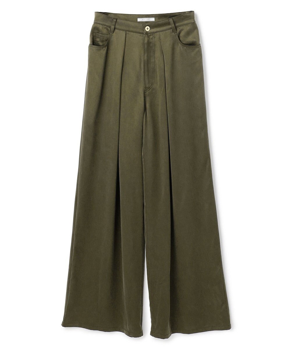 BEIGE， FRANKLIN / ドレープタックワイドパンツ 