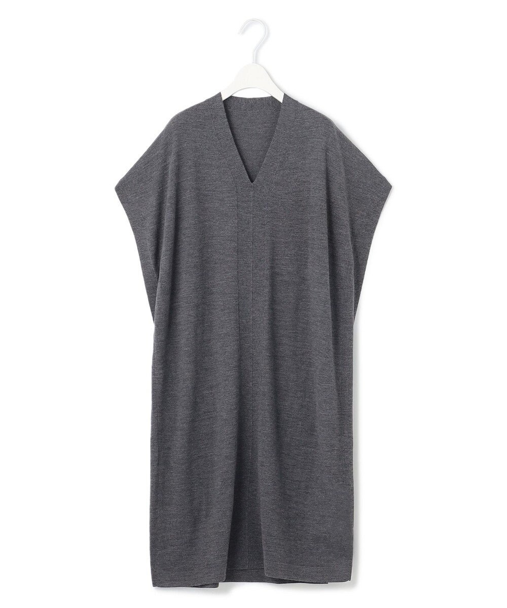 ICB L 【洗える】コンパクトウール ニットチュニック 