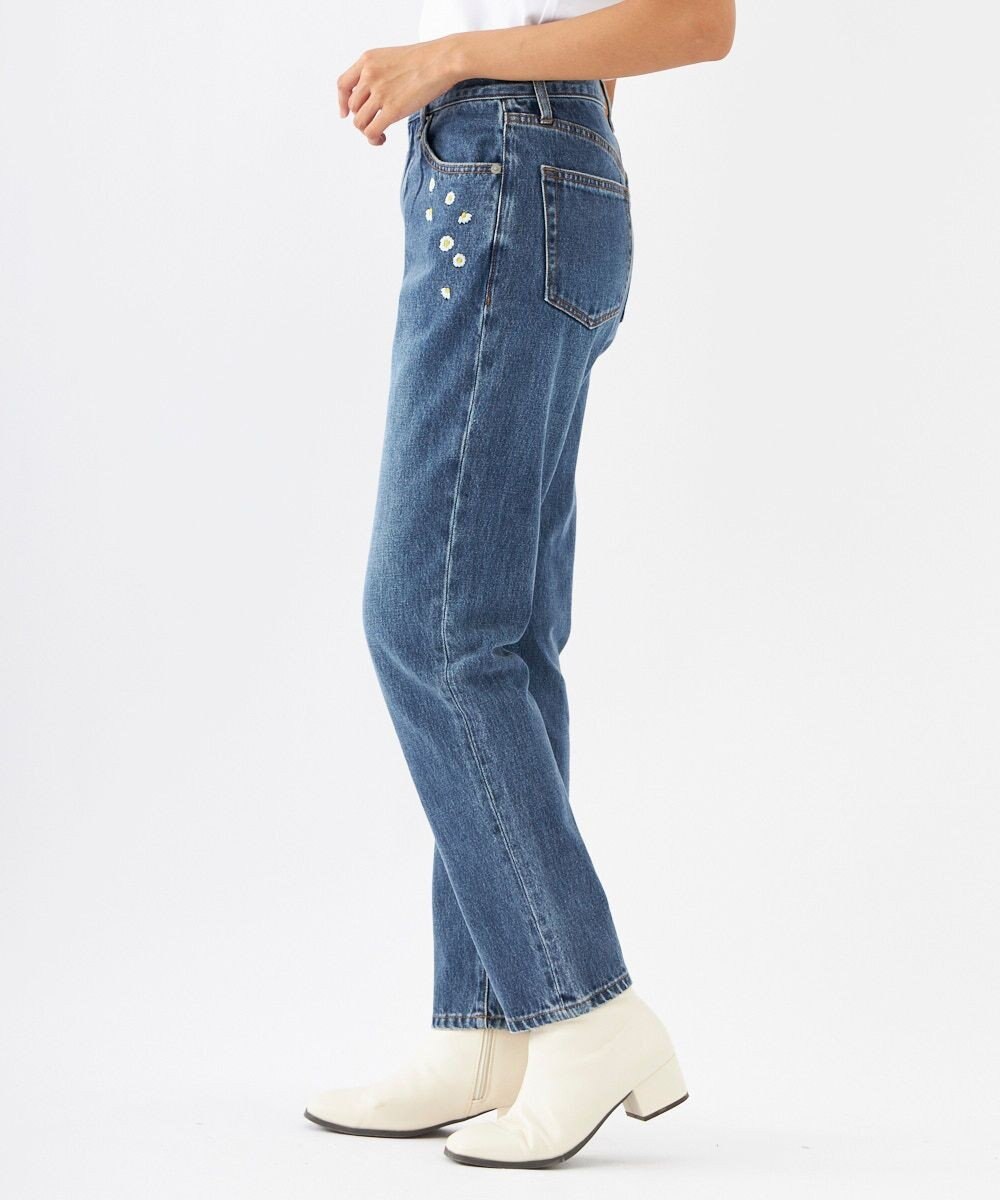 OP／FILA 【OP】刺繍付き美脚シルエットデニム 