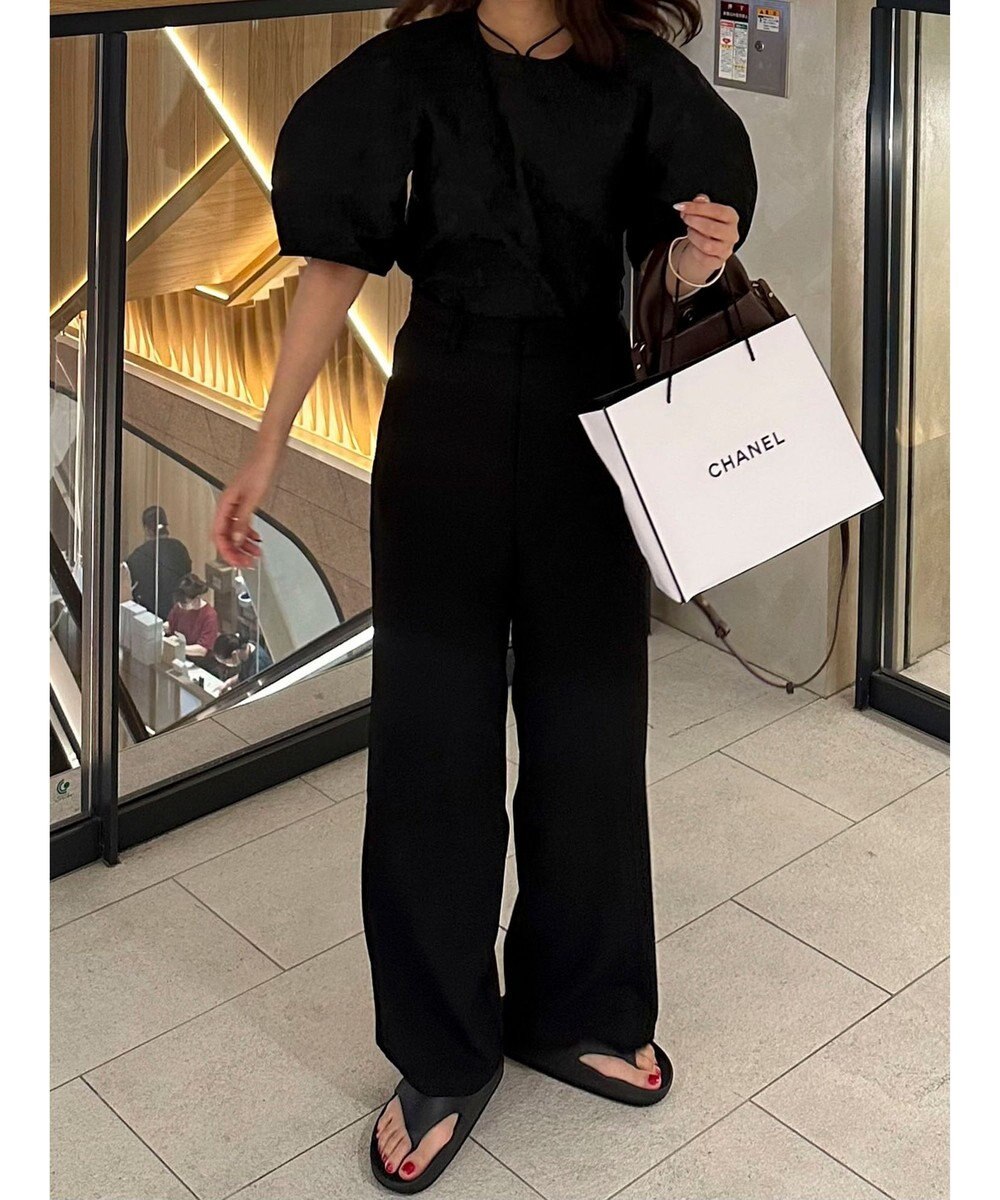 Green Parks AnriettMusee ショート丈ジャガードトップス 