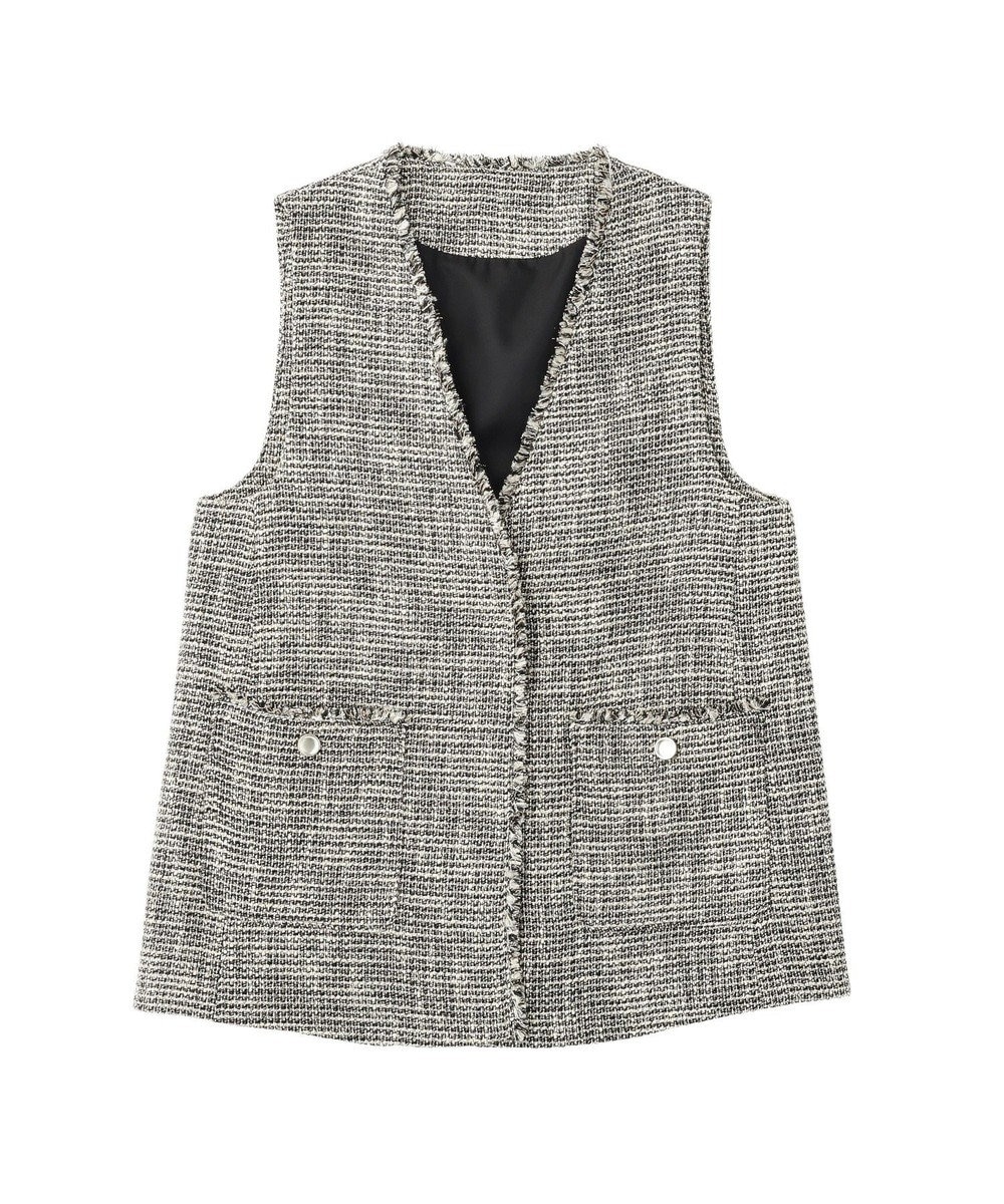 YECCA VECCA ツイードジレ 