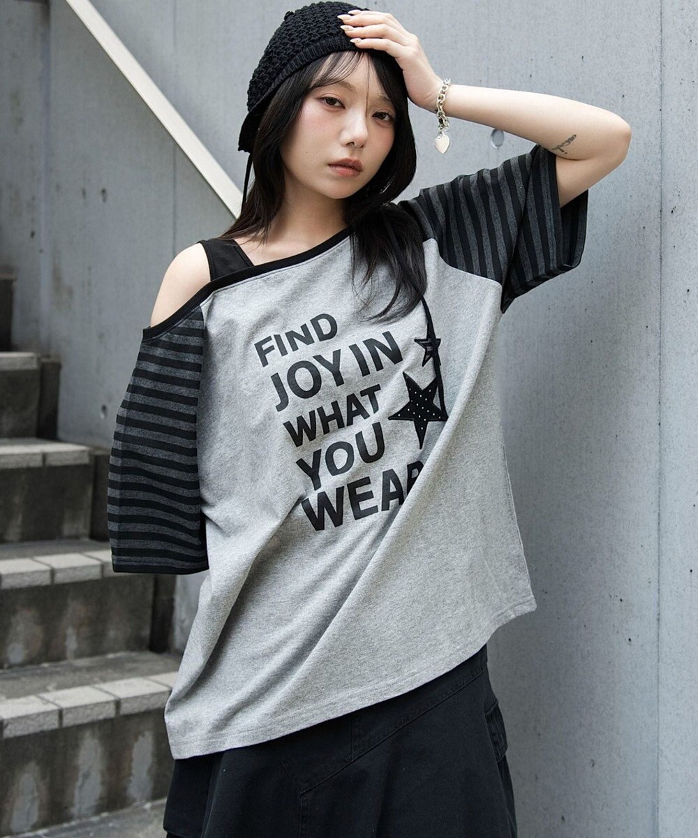 WEGO タンクレイヤードワンショルビッグT 