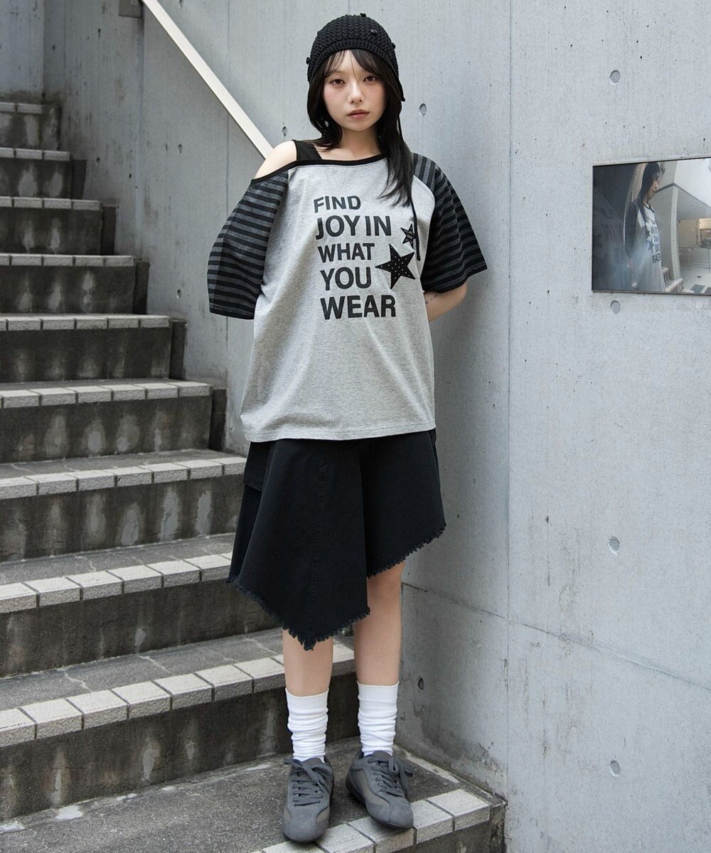 WEGO タンクレイヤードワンショルビッグT 