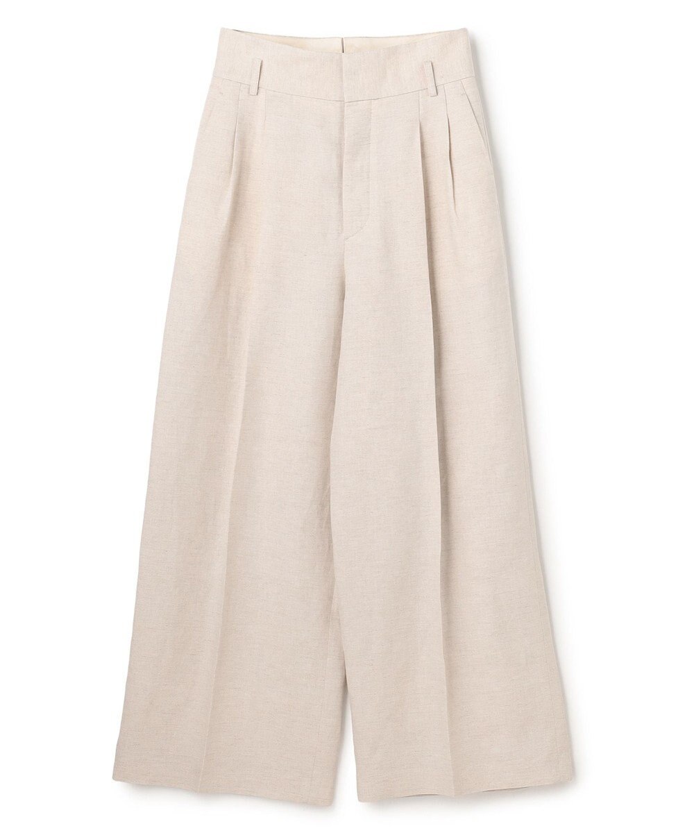 uncrave リヨセルライトリネン ワイドトラウザー 