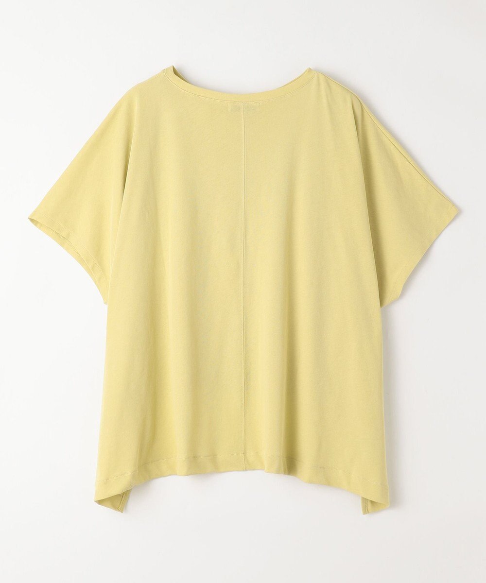 ANY ハイツイストコットンポンチョ風Tシャツ 