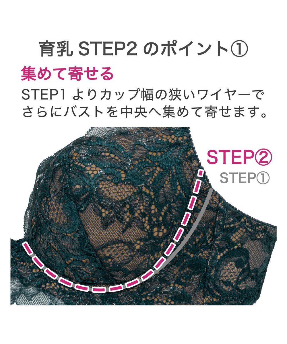 BRADELIS New York 【BRADELIS New York/ ワイヤー 育乳補整ブラ】ナオミステップ2ブラ24A2 ブラデリス 補正 ブラジャーSTEP2 寄せる 