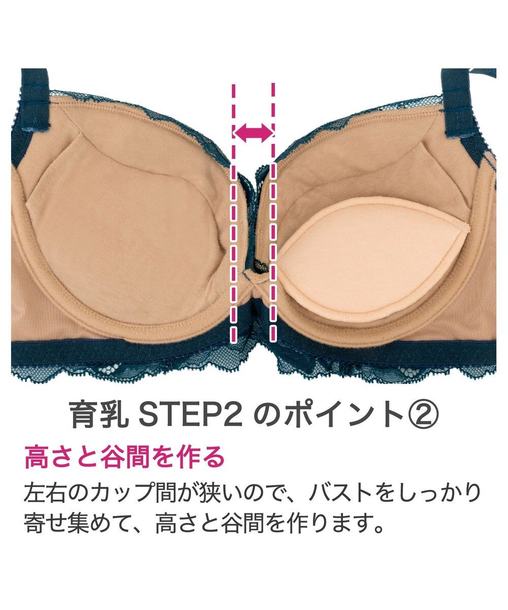 BRADELIS New York 【BRADELIS New York/ ワイヤー 育乳補整ブラ】ナオミステップ2ブラ24A2 ブラデリス 補正 ブラジャーSTEP2 寄せる 