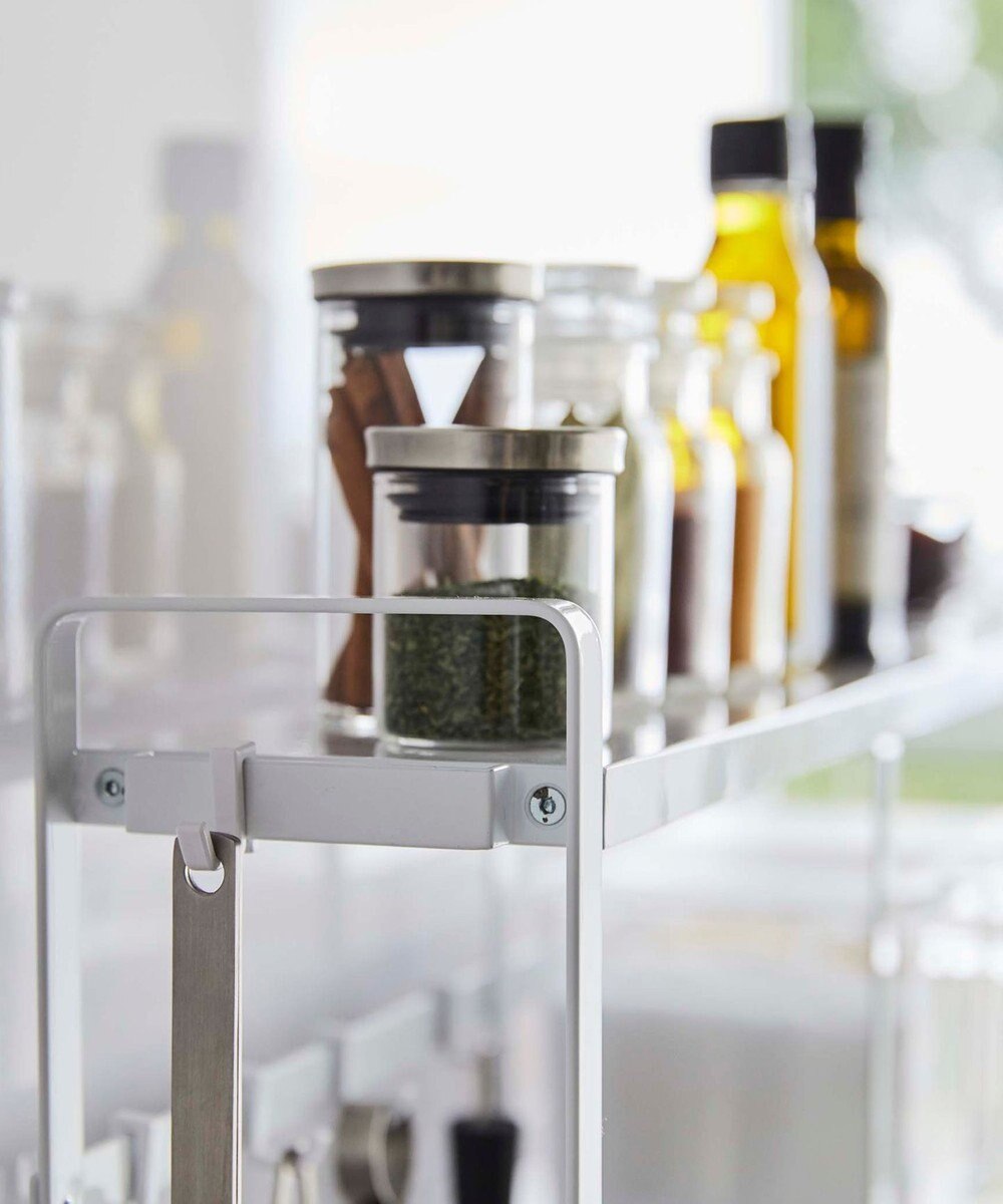 tower コンロサイドラック タワー ホワイト 