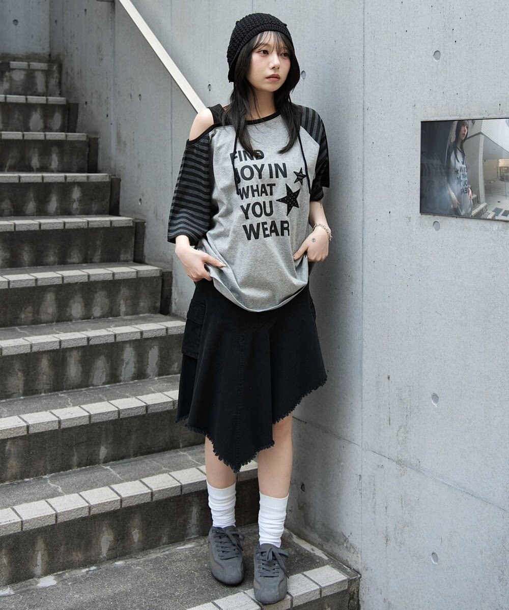 WEGO タンクレイヤードワンショルビッグT 