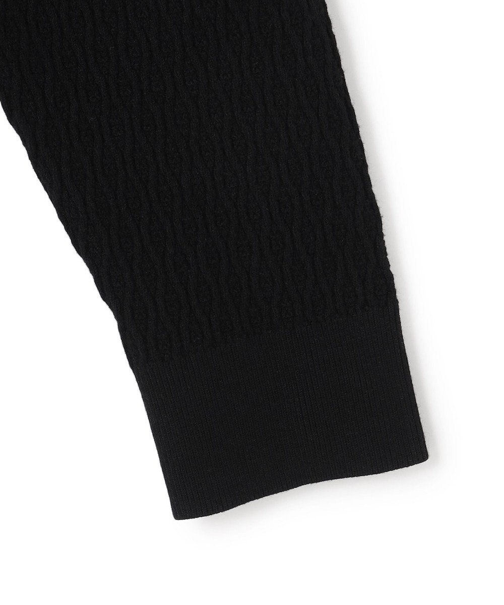 JOSEPH HOMME 【新柄】  ヴィスコースリンクス　ジップアップニットフーディー 