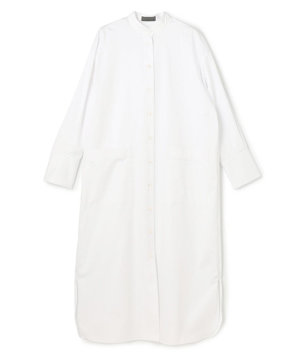 uncrave コットンクロスプレーン シャツワンピース 