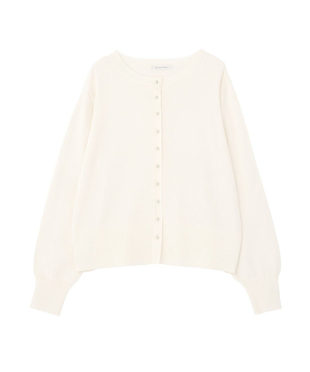 Green Parks 金釦コンパクトニットカーディガン 