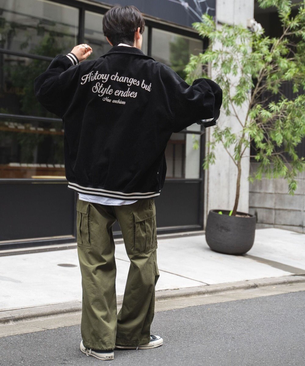 WEGO ヴィンテージコーデュロイスタジャン 