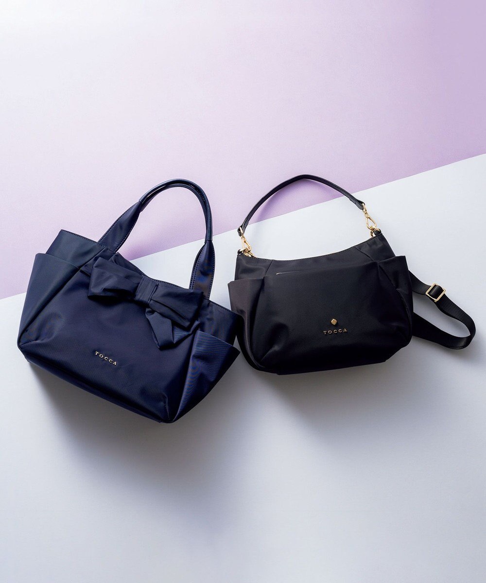 TOCCA 【大人百花掲載】KNOT IN HEART NYLONTOTE M トートバッグ M 