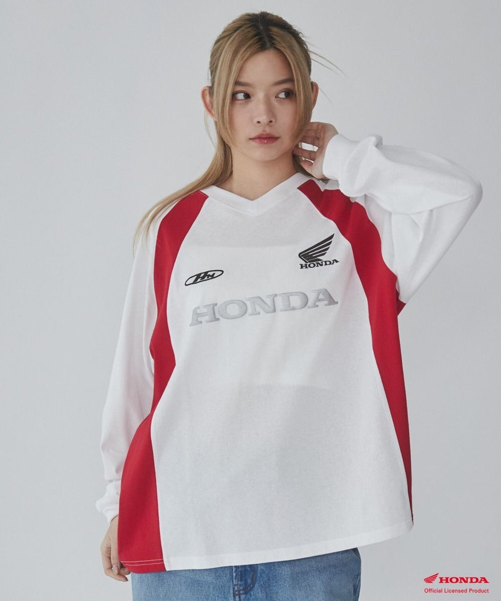 WEGO 【ユニセックス着用ITEM】別注HondaグラフィックT（LS） 