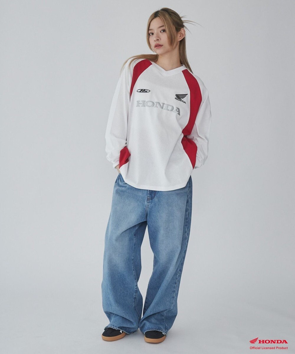 WEGO 【ユニセックス着用ITEM】別注HondaグラフィックT（LS） 