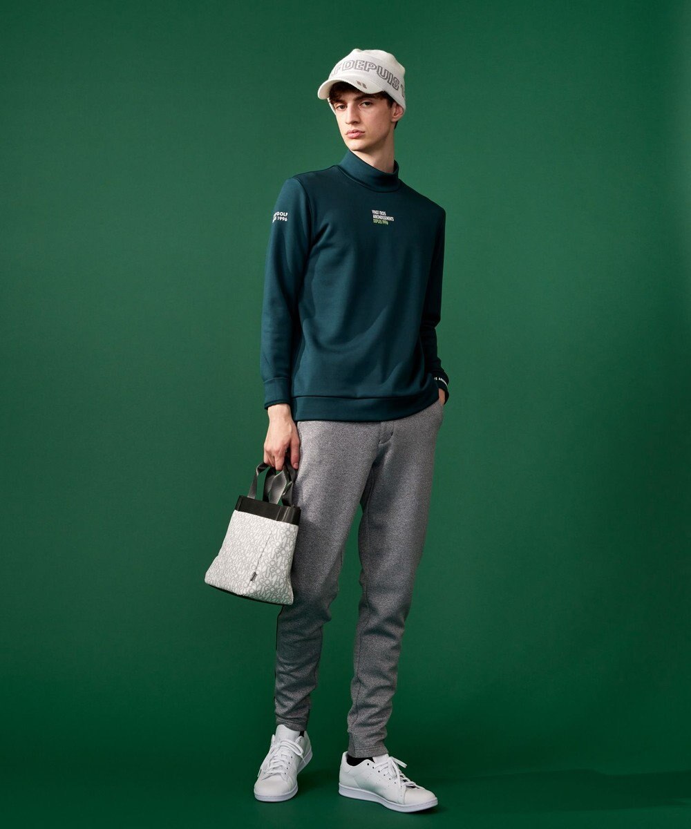 23区GOLF 【MEN】ストレッチ裏フリース モックネック 