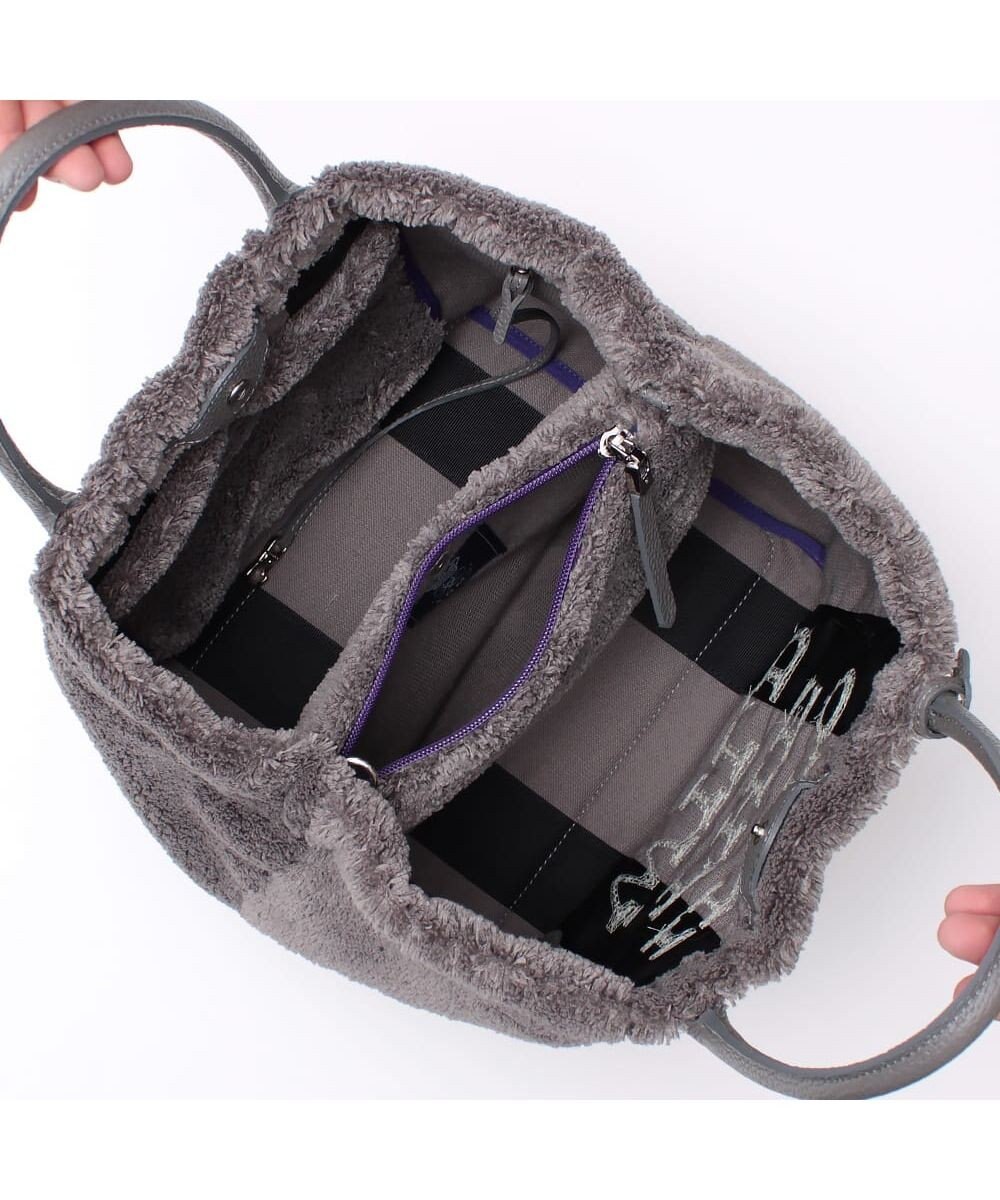 A.D.M.J. 【もこもこ】オスカー/コード刺しゅうキューブトート25cm(Dカン＋) 