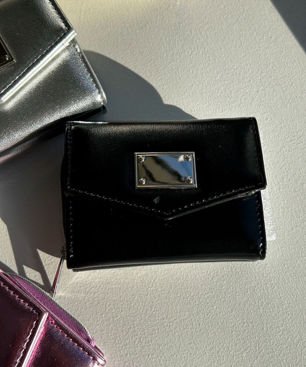 WEGO メタリックプレートウォレット 