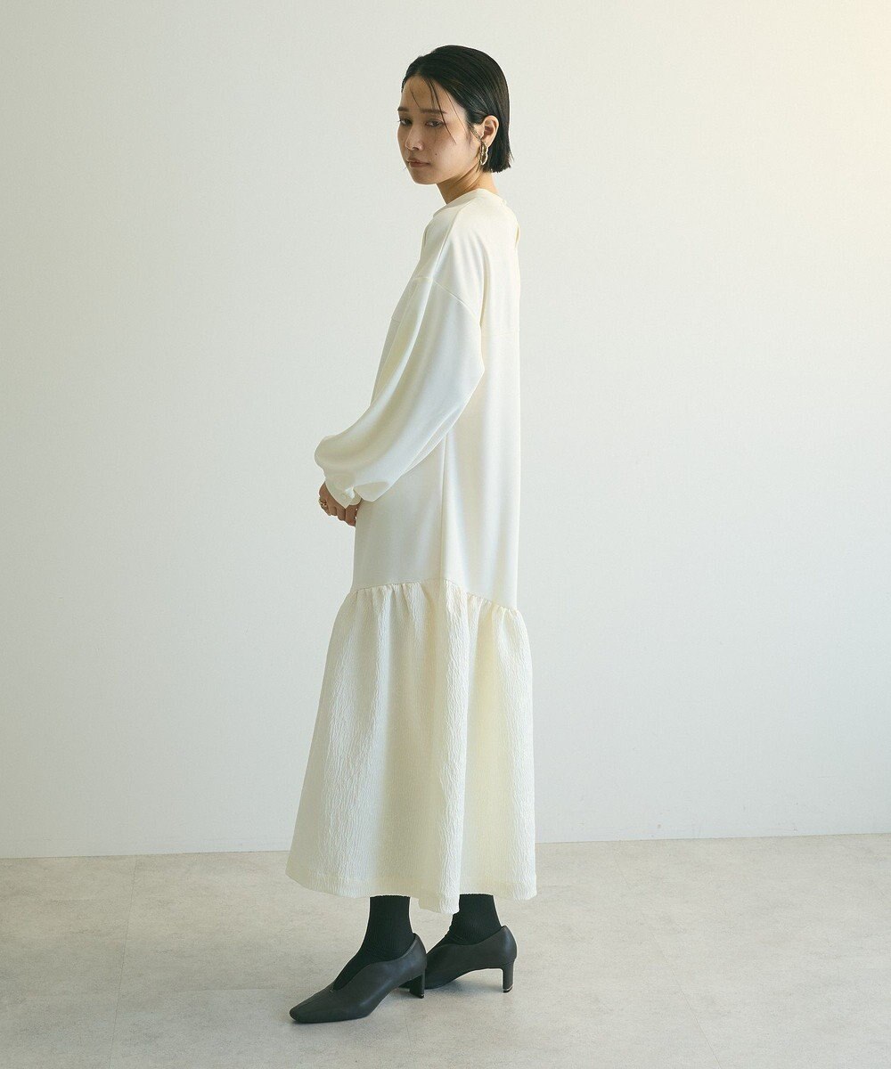 Green Parks ａ．切り替えジャガードワンピース 