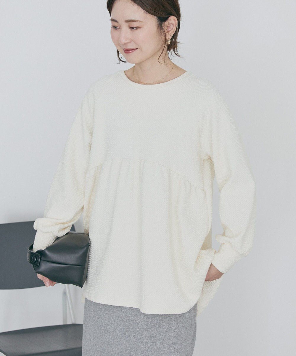 AMERICAN HOLIC フクレジャガードペプラムプルオーバー 