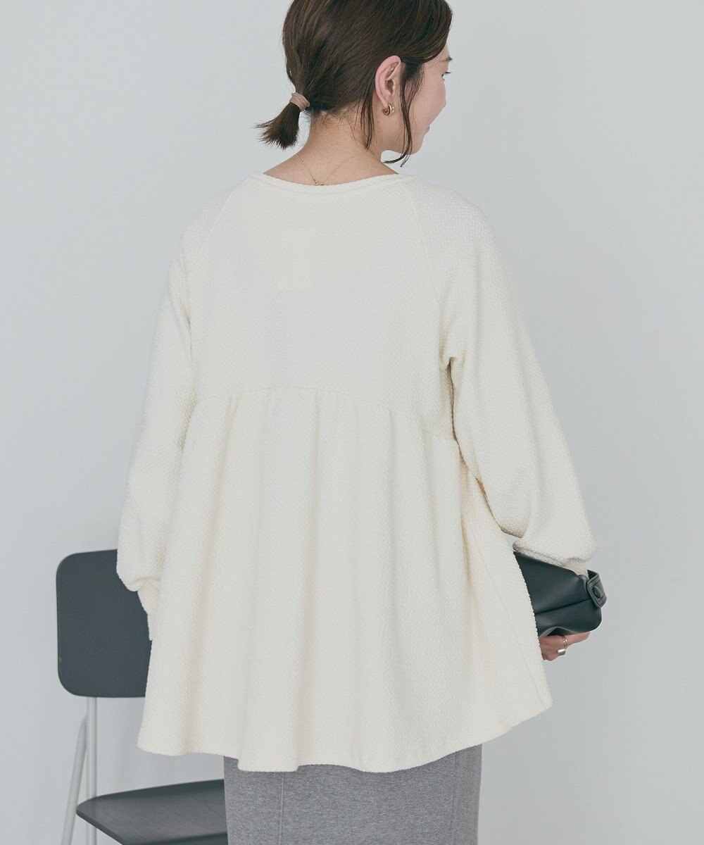 AMERICAN HOLIC フクレジャガードペプラムプルオーバー 