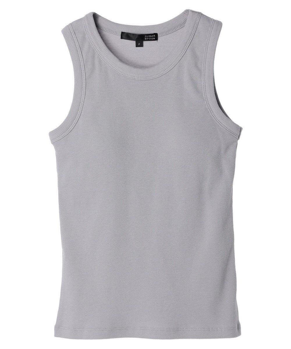 Green Parks ・ＳＵＧＡＲ　ＳＰＯＯＮリブタンクトップ（パット付） 