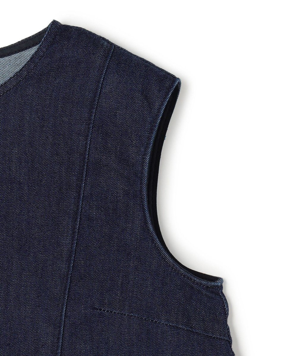 UNFILO 【セットアップ着用可】UNFILO DENIM light ノースリーブブラウス 