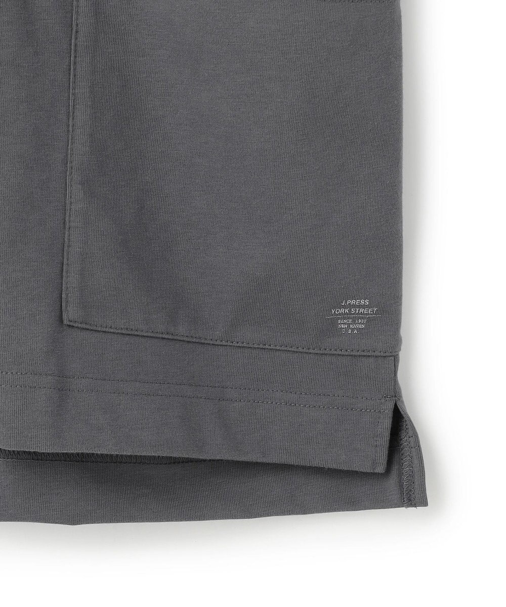 J.PRESS YORK STREET 【UNISEX】サイドポケット クルーネックTシャツ 