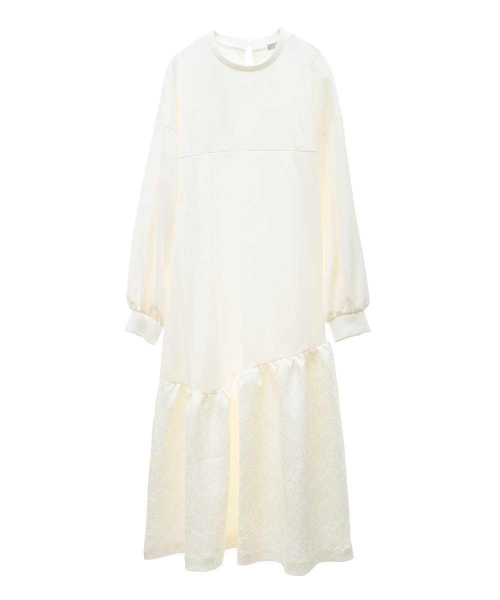 Green Parks ａ．切り替えジャガードワンピース 