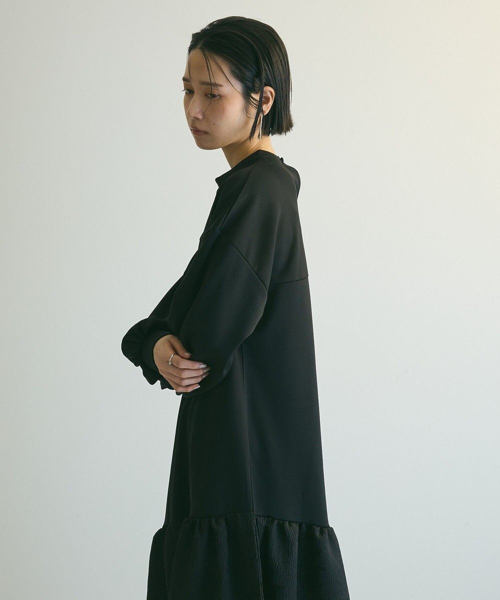 Green Parks ａ．切り替えジャガードワンピース 