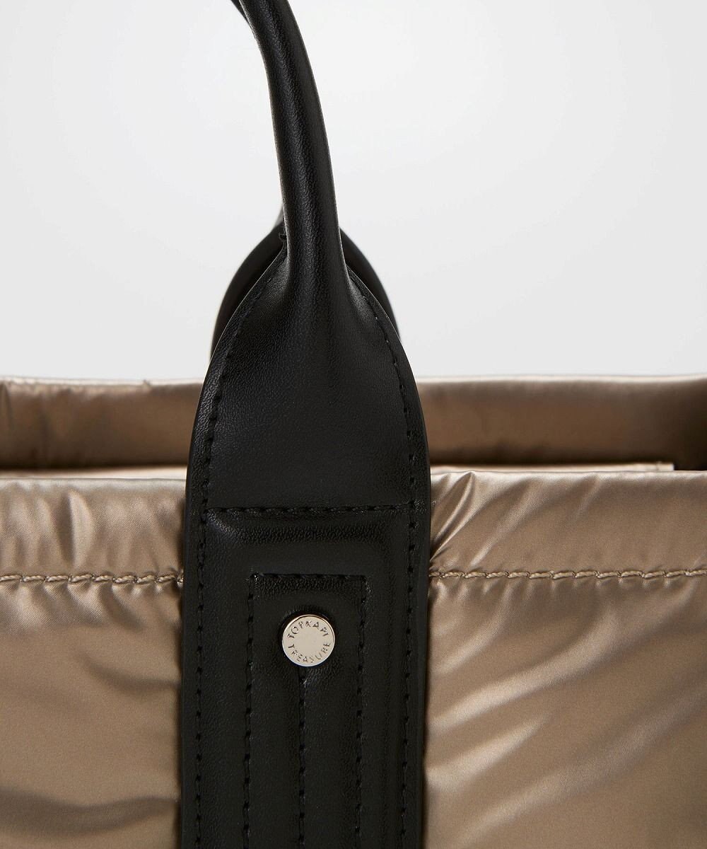 TOPKAPI 【TREASURE TOPKAPI】メタリック パデット ショルダー付 トートバッグ 