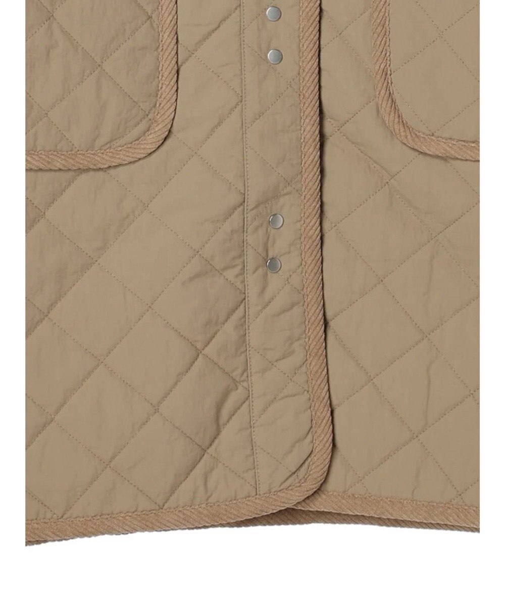 Green Parks キルティングミドル丈コート 