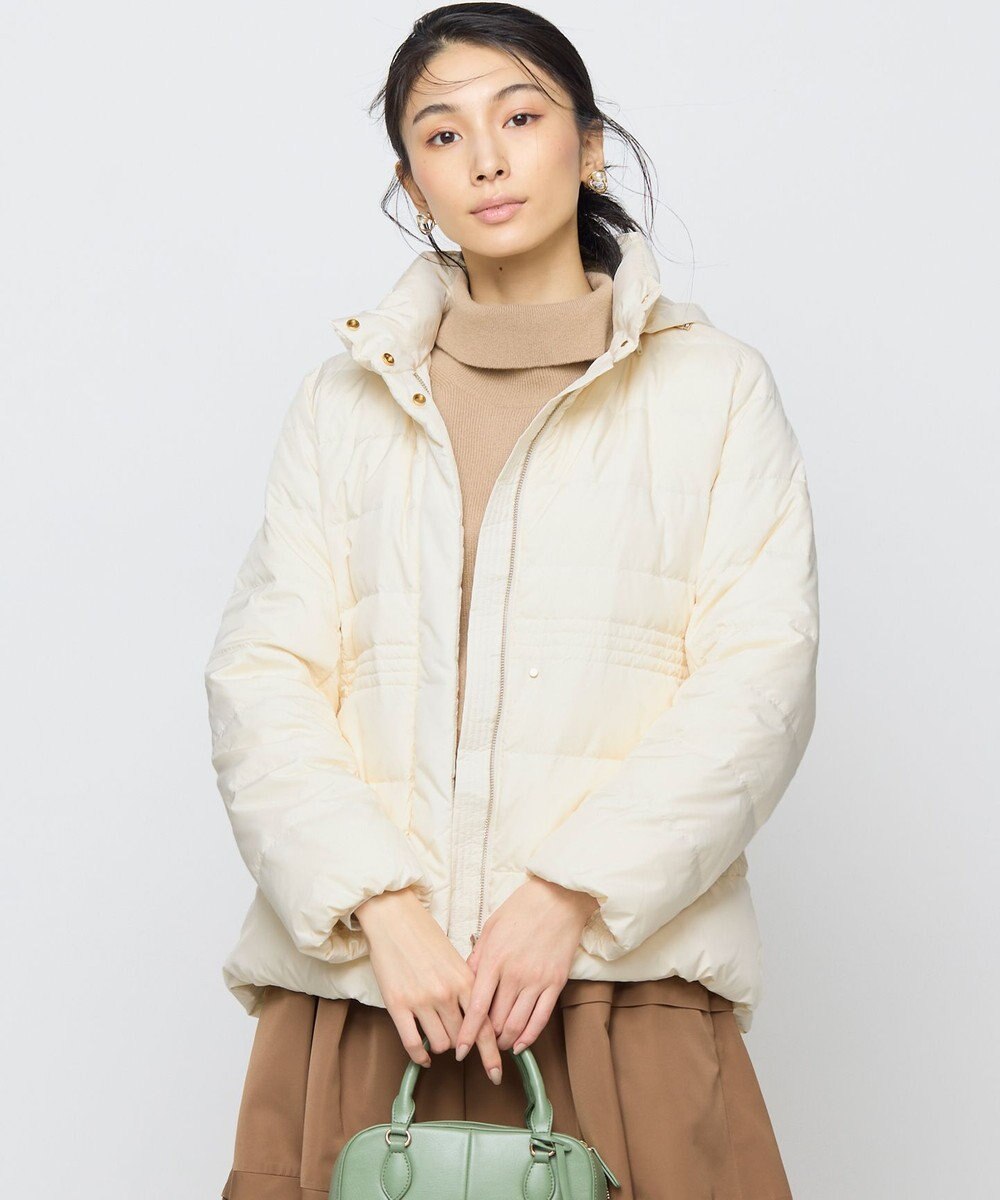 組曲 S ライトタフタショートダウンコート 