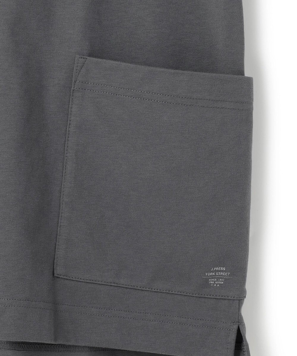 J.PRESS YORK STREET 【UNISEX】サイドポケット クルーネックTシャツ 