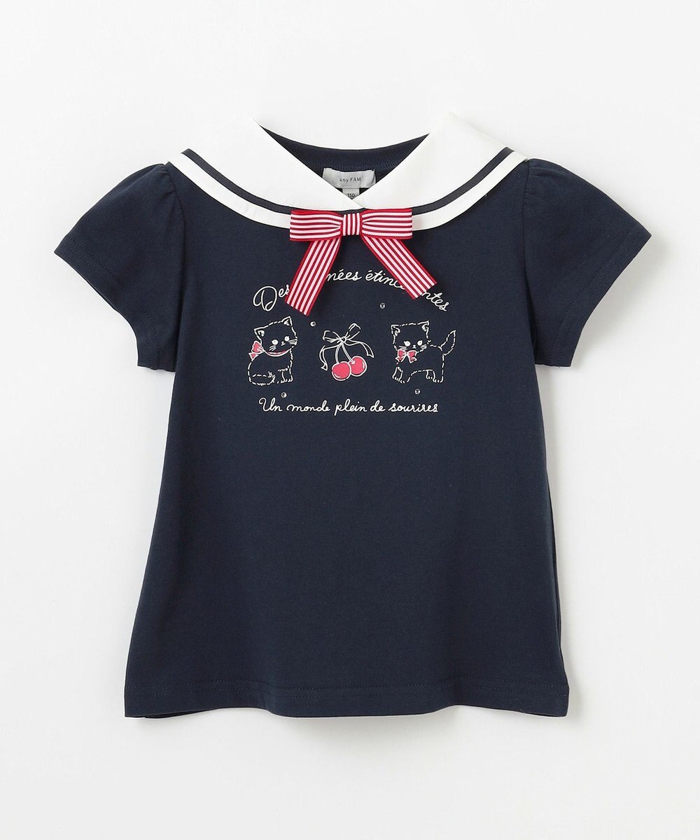 ANY KIDS セーラーカラー Tシャツ 