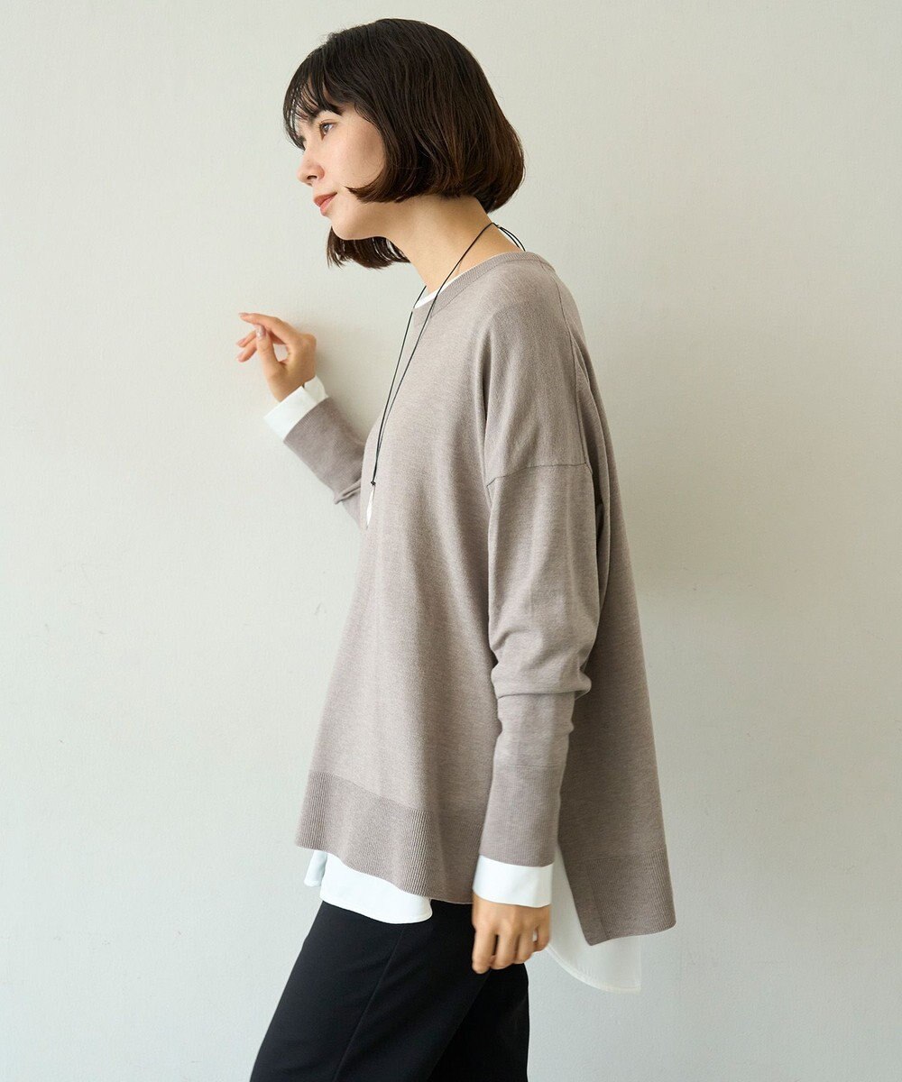 UNFILO L シャツコンビレイヤードTシャツ 